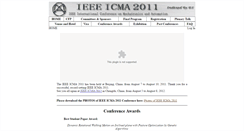 Desktop Screenshot of 2011.ieee-icma.org