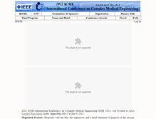 Tablet Screenshot of cme2012.ieee-icma.org